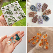 Load image into Gallery viewer, Polymer Clay Earring Cutter Cutting Mold DIY French Earrings Jewelry Pendant Embossing Making Tool
