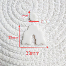 Load image into Gallery viewer, Polymer Clay Earring Cutter Cutting Mold DIY French Earrings Jewelry Pendant Embossing Making Tool
