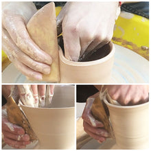 Load image into Gallery viewer, 5pcs Wooden Pottery Tools Kit Clay Shaping Plasticine Sculpture Ceramics Molding Tool Potters Scrapers Tools Accessories
