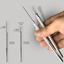 Load image into Gallery viewer, Pottery Texture Tool 7 Pin Needle Pen Ceramics Feather Tools Polymer Clay Sculpting Modeling Tool Pottery Texture Brush

