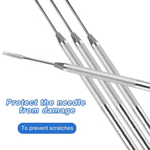 Load image into Gallery viewer, Pottery Texture Tool 7 Pin Needle Pen Ceramics Feather Tools Polymer Clay Sculpting Modeling Tool Pottery Texture Brush
