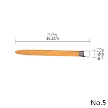 Load image into Gallery viewer, Widen Sawtooth Clay Texture Tool Paste Amending Tool Ceramic Sculpture Clay Plastic Bamboo Handle Pottery Tool
