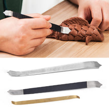 Load image into Gallery viewer, Fish Scale Texture Blade Creative Modeling Blade Professional Pottery Carving Roof Dragon Scale Texture Making Tool
