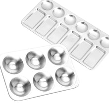 Load image into Gallery viewer, Aluminum Paint Palette Tray For Pottery Clay Art Supply School Supplies Watercolor Oil Painting Rray
