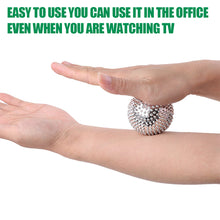 Load image into Gallery viewer, 1Pair Hand Magnetic Therapy Spiky Hand Massage Ball Pressure Relief Trigger Point Pocket Massager Health Care Tool
