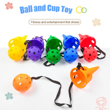 Load image into Gallery viewer, Children Outdoor Fun Ball and Cup Toy Set For Throw and Catch Ball Game Toy Softball Kendama For Beginner Kids Motor Skills Toy
