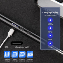 Load image into Gallery viewer, Outdoor Metal Windproof Power Display Hook Ignition Gun Home 360° Use Kitchen Candle Gas Stove Plasma Pulse Electric Arc Lighter
