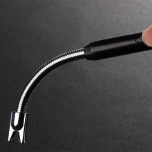 Load image into Gallery viewer, Outdoor Metal Windproof Power Display Hook Ignition Gun Home 360° Use Kitchen Candle Gas Stove Plasma Pulse Electric Arc Lighter
