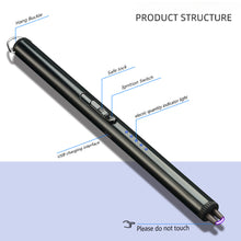 Load image into Gallery viewer, 1pcs Portable&amp;Windproof USB Electronic Lighter Arc Rechargeable Kitchen Igniter Outdoor BBQ Camping Lighter
