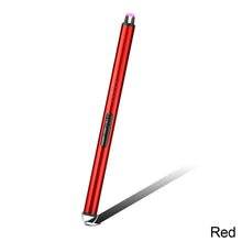 Load image into Gallery viewer, 1pcs Portable&amp;Windproof USB Electronic Lighter Arc Rechargeable Kitchen Igniter Outdoor BBQ Camping Lighter
