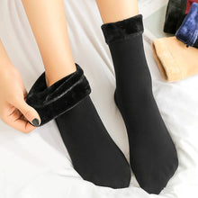 Load image into Gallery viewer, Winter Warm Thicken Thermal Socks Snow Boots Floor Sock Velvet Women Soft Casual Solid Color Sock Wool Cashmere
