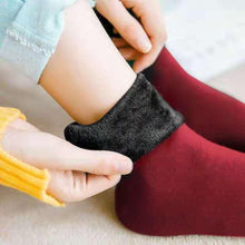 Load image into Gallery viewer, Winter Warm Thicken Thermal Socks Snow Boots Floor Sock Velvet Women Soft Casual Solid Color Sock Wool Cashmere
