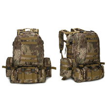 Load image into Gallery viewer, 50L Tactical Backpack Army Backpack Men's Military Molle Army Bag Outdoor Hiking Trekking Backpack

