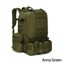 Load image into Gallery viewer, 50L Tactical Backpack Army Backpack Men's Military Molle Army Bag Outdoor Hiking Trekking Backpack
