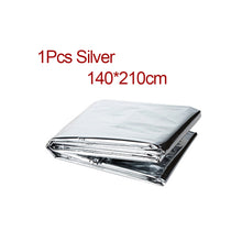 Load image into Gallery viewer, Outdoor Survive First Aid Military Rescue Emergency Blanket Kit Windproof Waterproof Foil Thermal Blanket For Camping Hiking

