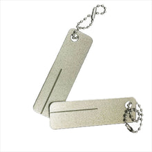 Load image into Gallery viewer, Portable Outdoor Camp Hike Tungsten Ceramic Carbide Knife Whetstone Sharpener Sharpen Fish Hook Pocket Diamond Tool
