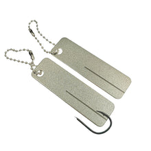 Load image into Gallery viewer, Portable Outdoor Camp Hike Tungsten Ceramic Carbide Knife Whetstone Sharpener Sharpen Fish Hook Pocket Diamond Tool
