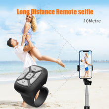 Load image into Gallery viewer, Wireless Bluetooth Ring Remote Control Portable Fingertip Selfie Video Controller Automatic Page Turner Browsing For Phone
