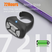 Load image into Gallery viewer, Wireless Bluetooth Ring Remote Control Portable Fingertip Selfie Video Controller Automatic Page Turner Browsing For Phone
