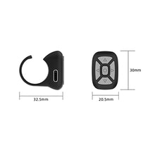 Load image into Gallery viewer, Wireless Bluetooth Ring Remote Control Portable Fingertip Selfie Video Controller Automatic Page Turner Browsing For Phone
