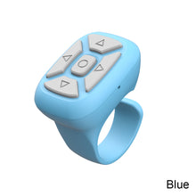 Load image into Gallery viewer, Wireless Bluetooth Ring Remote Control Portable Fingertip Selfie Video Controller Automatic Page Turner Browsing For Phone
