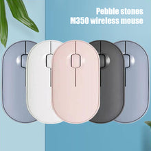 Load image into Gallery viewer, 1000 DPI 24GHz Pebble M350 Wireless Mouse Silent Bluetooth USB Receiver Wireless Mouse Computer Laptop Game Mouse
