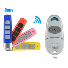 Load image into Gallery viewer, Duplicator Copy for CAME TOP432NA TOP432EE TOP432EV remote control 433.92MHz gate garage door remote Opener Key Fob
