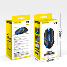Load image into Gallery viewer, V1 Wired Luminous Mouse E-sports Backlit Mouse Usb Desktop Computer Notebook Office Mouse
