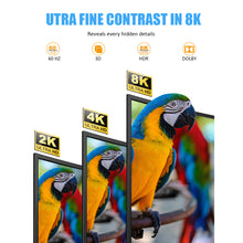 Load image into Gallery viewer, 8K HDMI 2.1 Switch 8k 60hz 4k 120hz Switch 8K HDMI 2 In 1 out splitter 2x1 HDMI Switcher With Romote Control For PS4 Xbox HDTV
