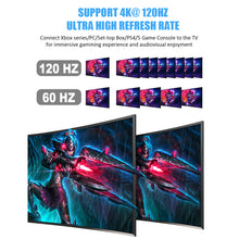 Load image into Gallery viewer, 8K HDMI 2.1 Switch 8k 60hz 4k 120hz Switch 8K HDMI 2 In 1 out splitter 2x1 HDMI Switcher With Romote Control For PS4 Xbox HDTV
