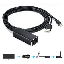 Load image into Gallery viewer, Ethernet Network Card Adapter Micro USB Power to RJ45 10/100Mbps for Fire TV Stick Chromecast Google
