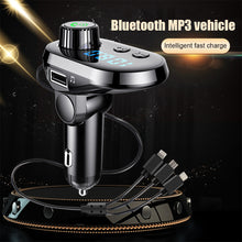 Load image into Gallery viewer, New Q15 Car Handsfree Wireless Bluetooth Kit FM Transmitter Car LCD Display MP3 Player USB Charger FM Modulator Car Accessories
