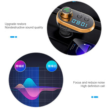 Load image into Gallery viewer, New Q15 Car Handsfree Wireless Bluetooth Kit FM Transmitter Car LCD Display MP3 Player USB Charger FM Modulator Car Accessories
