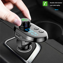 Load image into Gallery viewer, New Q15 Car Handsfree Wireless Bluetooth Kit FM Transmitter Car LCD Display MP3 Player USB Charger FM Modulator Car Accessories
