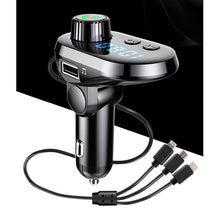 Load image into Gallery viewer, New Q15 Car Handsfree Wireless Bluetooth Kit FM Transmitter Car LCD Display MP3 Player USB Charger FM Modulator Car Accessories
