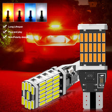 Load image into Gallery viewer, 1Pc T15 W16W Car Interior LED Lights Canbus No Error 4014 45SMD Lamp Tail Reverse Light 12V Accessories
