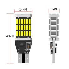 Load image into Gallery viewer, 1Pc T15 W16W Car Interior LED Lights Canbus No Error 4014 45SMD Lamp Tail Reverse Light 12V Accessories

