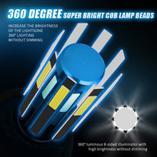 Load image into Gallery viewer, 2Pcs 8 Sides LED 12V H8 H11 H7 20000LM HB3 9005 HB4 H1 H3 H4 Led Headlight Bulb Canbus 60W 3D 360 degree Super Auto Lamp
