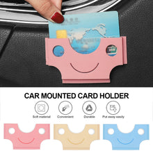 Load image into Gallery viewer, Car Mounted Card Holder Voucher Storage Box IC Card Holder Refueling Card Slot Card Hoider Organization
