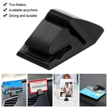 Load image into Gallery viewer, Car Fastener Card Bill Holder Mount Parking Card Clamp Desktop Stand Vehicle Card Fixed Holder Clips
