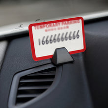 Load image into Gallery viewer, Car Fastener Card Bill Holder Mount Parking Card Clamp Desktop Stand Vehicle Card Fixed Holder Clips
