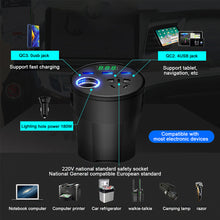 Load image into Gallery viewer, 150W Car Power Inverter 24V/12V to 220V Led Display 3 USB Ports + Cigarette Lighter QC3.0 QC2.4 Inversor
