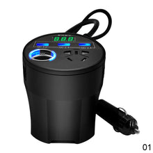 Load image into Gallery viewer, 150W Car Power Inverter 24V/12V to 220V Led Display 3 USB Ports + Cigarette Lighter QC3.0 QC2.4 Inversor
