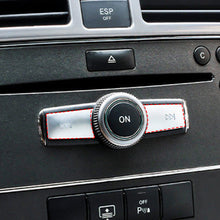 Load image into Gallery viewer, Car Console CD Panel Multimedia Switch Buttons Sequins Volume Button Cover For Mercedes Benz C E Class W204 W212 GLK X204 C200 W212 E260 GLK300
