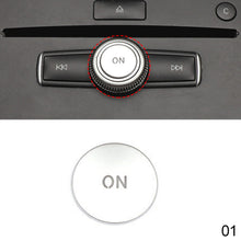 Load image into Gallery viewer, Car Console CD Panel Multimedia Switch Buttons Sequins Volume Button Cover For Mercedes Benz C E Class W204 W212 GLK X204 C200 W212 E260 GLK300
