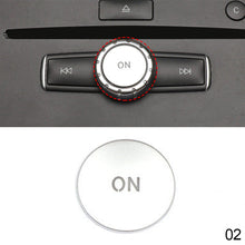 Load image into Gallery viewer, Car Console CD Panel Multimedia Switch Buttons Sequins Volume Button Cover For Mercedes Benz C E Class W204 W212 GLK X204 C200 W212 E260 GLK300
