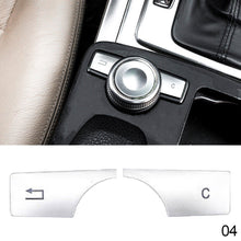 Load image into Gallery viewer, Car Console CD Panel Multimedia Switch Buttons Sequins Volume Button Cover For Mercedes Benz C E Class W204 W212 GLK X204 C200 W212 E260 GLK300
