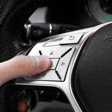 Load image into Gallery viewer, 12Pcs Steering Wheel Button Switch Trim Covers Sticker For Mercedes Benz C200 E260 CLS ML GL GLK260

