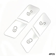 Load image into Gallery viewer, 4Pcs Car Door Unlock Buttons Sequins Decoration Cover Trim for Mercedes Benz GLA CLA GLK GLE CLS ML GL A B C E class W204 W212
