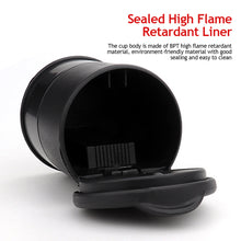 Load image into Gallery viewer, LED Smoke Car Ashtray Garbage Coin Storage Cup Container Cigar Ash Tray Automatic Light Indicator Ashtray Car Cup Holder
